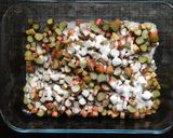 A picture of step 2 of Rhubarb Tart.