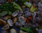 Foto del paso 2 de la receta: Vegetales y vacío a la plancha