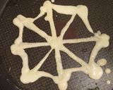 Halloweeni pókháló amerikai palacsintából recept fázis 6 fotója