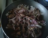 A picture of step 3 of Stir fry beef.