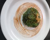 A picture of step 9 of Palak packed veg Maggi masala pulav.