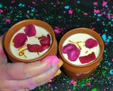 A picture of step 3 of Rose Thandai.