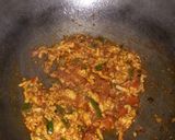 A picture of step 2 of Paneer bhurji wrap.