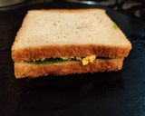 A picture of step 7 of Paneer bhurji sandwich.