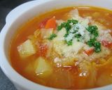 A picture of step 12 of Veggie-Packed Minestrone.