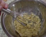 A picture of step 2 of Banana Soy Milk Smoothie without a Mixer.