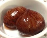 A picture of step 1 of Simmered Chestnut Paste.