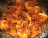 A picture of step 1 of Prawn Dal.