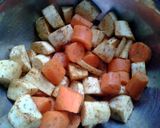 A picture of step 2 of Curried Roasted Root Veg Soup.