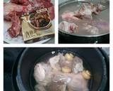 Herbal Pork Soup / Bak Kut Teh With Mix Mushroom And Brocoli recipe step 2 photo