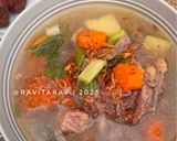 Foto langkah ke 4 dari resep Sop iga dan daging.