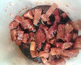 A picture of step 3 of Chinese style roasted pork when you can't grill it out.