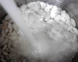 A picture of step 3 of poor mans Butter Beans.