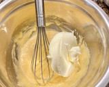 Foto del paso 5 de la receta: Tarta de queso mascarpone y ricotta con almíbar de fresas