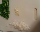 A picture of step 2 of I think I'm Italian spaghetti.