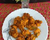 A picture of step 5 of Green Garlic Pakoda.