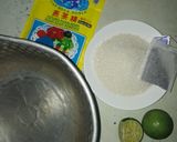 Foto langkah ke 1 dari resep Agar agar "iced lime tea".