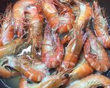 Hình bước làm 1 của món Tôm luộc và canh su su