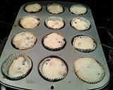 A picture of step 8 of Chocolate Chip Angel.Food Cupcakes with Chocolate Whipped Cream Frosting.
