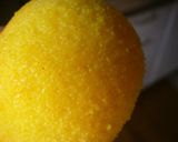 A picture of step 1 of Yuzu Citrus Scented Financiers.
