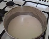 A picture of step 2 of Vickys Vanilla Custard, GF DF EF SF NF.