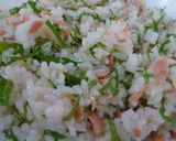 A picture of step 8 of Refreshing Salmon, Shiso and Lemon Chirashi Sushi.