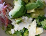 A picture of step 5 of Seriously Delicious Crabstick, Avocado and Broccoli Salad.