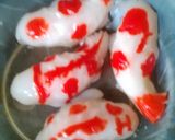 Foto langkah ke 1 dari resep Agar Agar Ikan Koi in Jar.