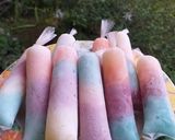 Foto langkah ke 8 dari resep Es lilin pelangi 🌈 || Es jelly susu.