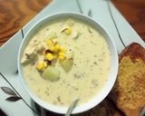 A picture of step 4 of Chicken Corn Chowder.