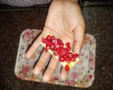 A picture of step 2 of Banana pomegranate Sandwich.