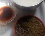 A picture of step 1 of Dahi Bhalla.