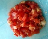 A picture of step 5 of Bruchetta Salad.