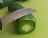 A picture of step 2 of Stuffed Jalapeños.