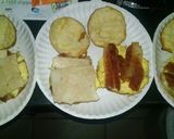A picture of step 6 of Bacon egg & cheese biscuits.