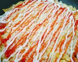 Foto langkah ke 6 dari resep Macaroni Frittata (Dadar Pasta).