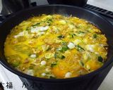 A picture of step 6 of Worcestershire-Style Sauce Veggie-Filled Egg Omelet.