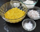 A picture of step 1 of Sweet Banana balls.