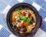 Hình bước làm 5 của món Vịt tiềm bát trân