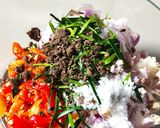 Foto langkah ke 1 dari resep Nasi Bakar Cumi Sambal Matah.