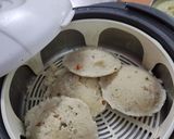 A picture of step 11 of Oats mixed idli batter vegetables Idli Chutney.