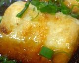 A picture of step 4 of Easy Shallow-Fried Tofu with Mentsuyu.