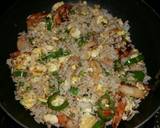 Shrimp, Egg and Pea fried rice recipe step 17 photo