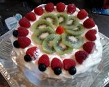 A picture of step 5 of Ladybirds The Fruit , The Whole Fruit and Nothing But The Fruit Cake ..