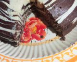 A picture of step 10 of Zebra cake.