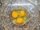 Huevos revueltos con jamón