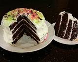 Chocolate Chiffon Layer Cake with Peppermint Marscapone Cream Filling / Frosting recipe step 18 photo
