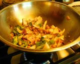 A picture of step 2 of Idli uppuma.