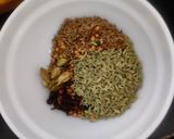 A picture of step 2 of Kashayam (South Indian chai).