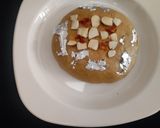 A picture of step 2 of 5 minutes flat sattu laddu.